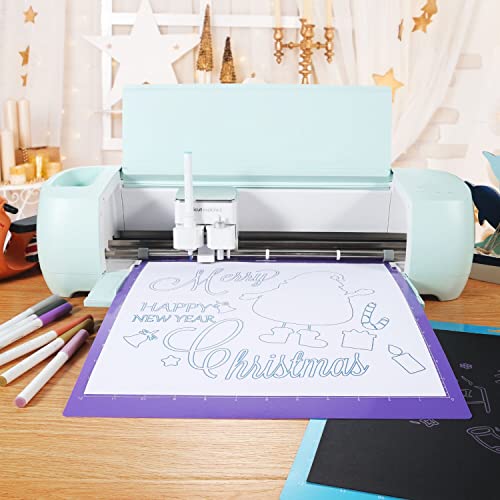 Realike Metallic Pens For Cricut Maker 3/Maker/Explore 3/Air 2/Air, Multicolor Marker Pens Set Of 12 Pack Drawing Coloring Pens Compatible With Cricut Machine (1.0 Tip) #TOP6