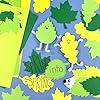 120 Pieces Spring Leaf Paper Cutouts with IDEA Guide, 2-Sided US Made Card Stock Punch Out Maple, Oak, and Birch Leaves for Bulletin Boards, Classroom Decor, Spring Crafts, DIY Scrapbook, and Posters #1