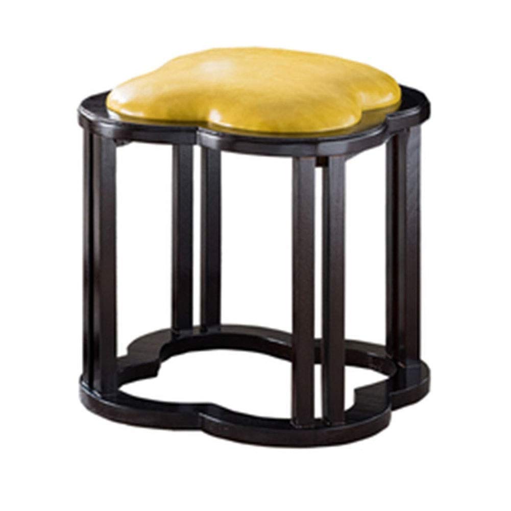 Pouf ottoman rond en tissu pour un coin lecture relaxant