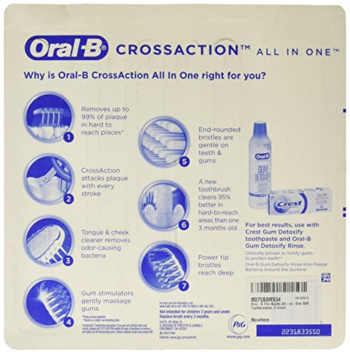 Image of Oral-B Pro Health All-in-One Soft Toothbrushes, 6 Count