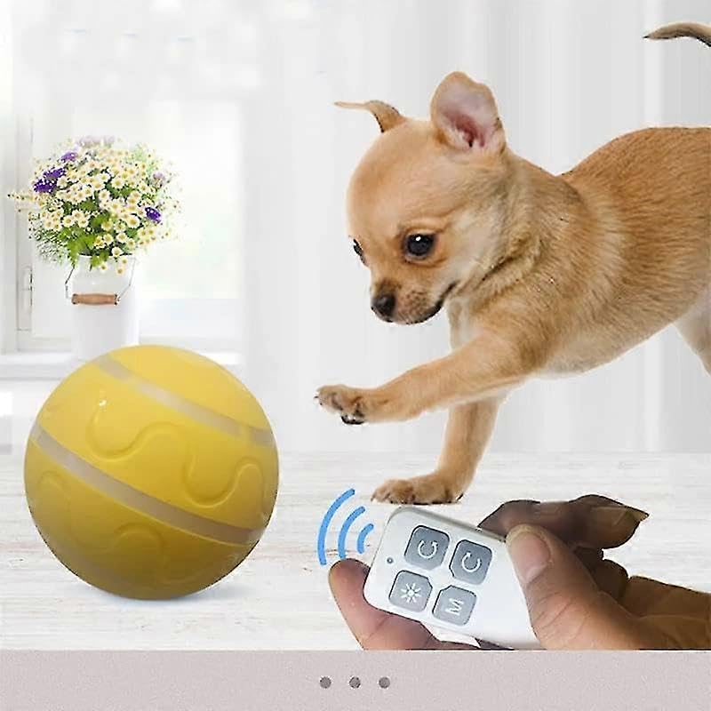 Smart Dog Toys Automatischer rollender Ball, elektrisches Hundespielzeug, interaktives für Hundetraining, selbstbewegendes Welpenspielzeug, Haustierzubehör