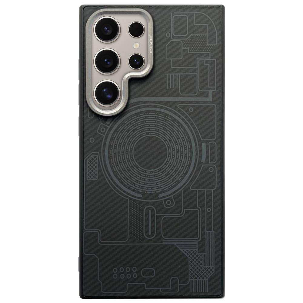 MARGOUN for Samsung Galaxy S24 Ultra Aramid Carbon Fiber Case (G)