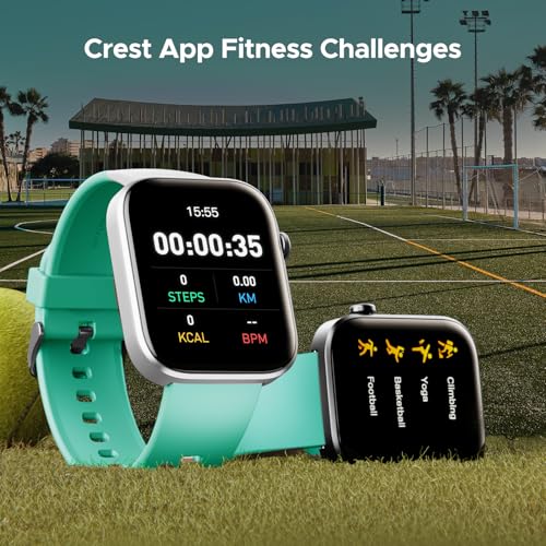 Image of Boat Storm Call 3 w /TBT Navigation, Daily Activity Tracker, DIY Watch Face Studio,700+ Active Modes, 1.83 inch (4.6 cm) HD Display Fitness Smart Watch for Men & Women(Mint Green)