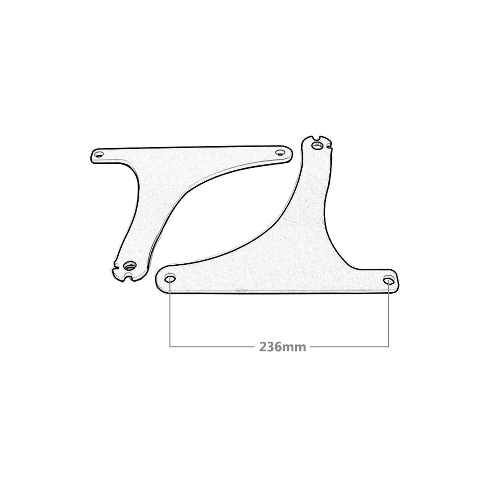 frame-accessoires Motorfiets Sissy Bar Rugleuning Achter Bagagerek Passagiersstoel Voor Harley Fat Boy Street Bob Dyna Softail Sportster (Color : 8