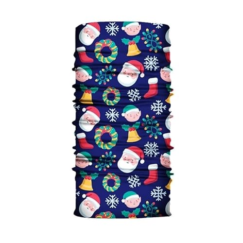 4Trails Bandana Snood Face Mask Windproof Scarf for Outdoor Sports Motorcycle Skiing Running Cycling Winter, Summer, Halloween Xmas Christmas (S299)
