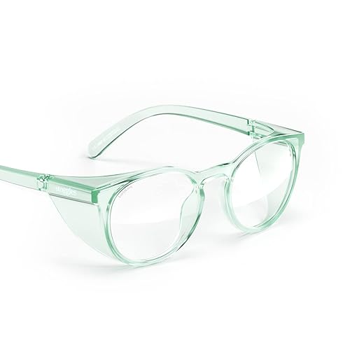 Miniatura 9 de Stoggles - Lentes de seguridad con certificación Z87.1, modelo oficial, redondo, antiniebla y con bloqueo de luz azul (tamaño mediano, color carbón)