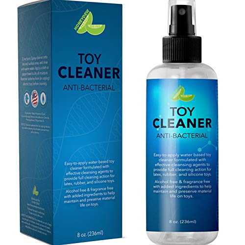 Antibacterial Toy Cleaner Spray Water Based Hypoallergenic Antimicrobial Multi Surface Disinfectant for Toys No Alcohol Sanitizer Cruelty Free Cleanser to Clean and Refresh Toys