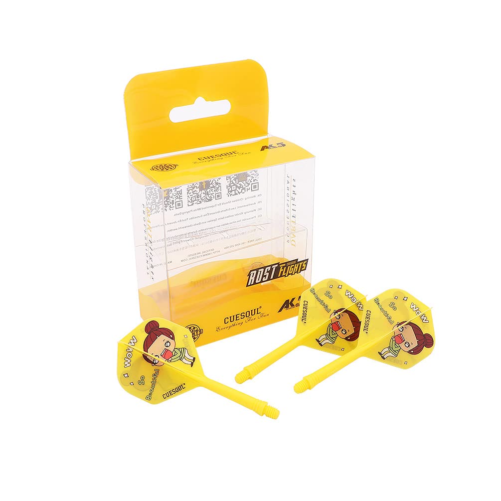 CUESOUL Rost Cañas integradas de Dardos y Plumas de Dardos de Forma estándar, Juego de 3 Piezas — view 22