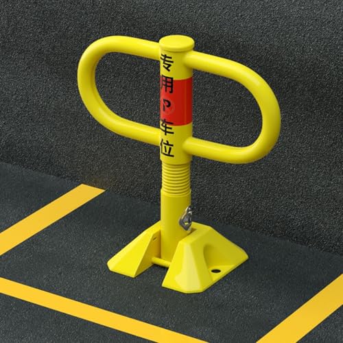Poteau de barrière de stationnement pliable pour empêcher l'occupation de votre place
