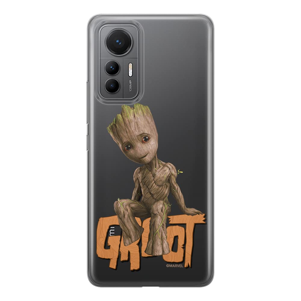 Custodia Ert Group Per Xiaomi Mi 12 Lite – Cover Ufficiale Marvel Groot In TPU Flessibile, Antiurto Con Bordi Rinforzati
