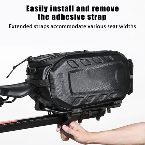 Sacoche arrière de vélo 17L grand volume au design étanche et durable