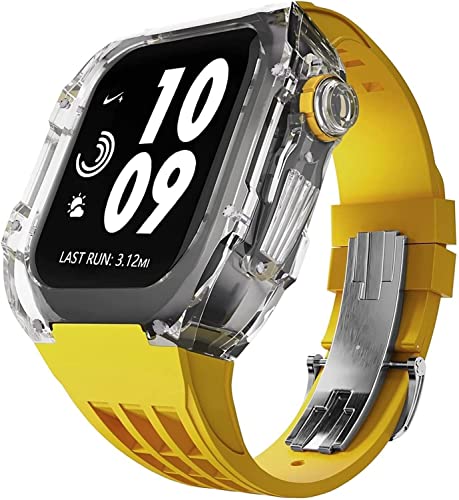Boîtier de montre en PC transparent et bracelet silicone pour le sport et le quotidien Ultra