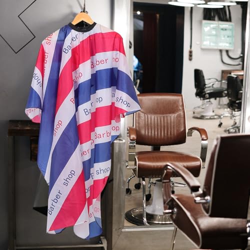 Capa de barbería grande decorativa lavable para corte de cabello miniatura 6