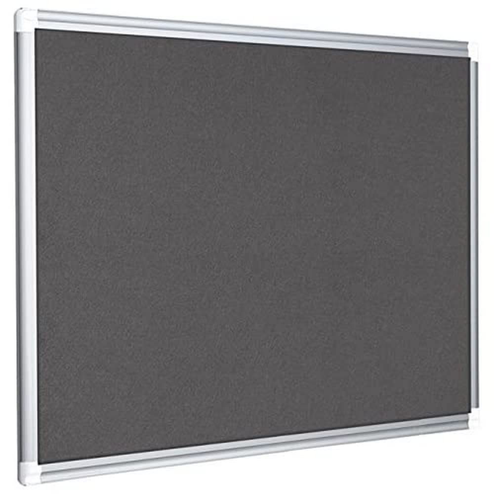 Bi-Office New Generation - Tablero de anuncios de fieltro, 600 x 450 mm, color gris