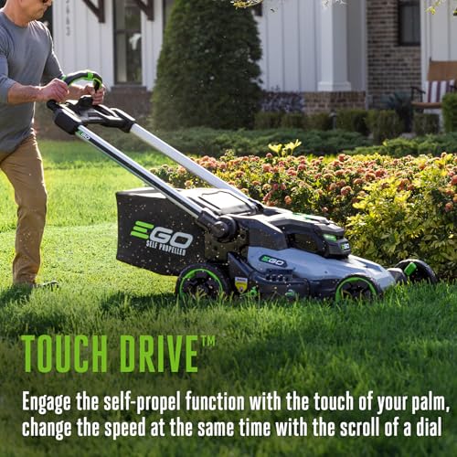 Image of EGO POWER+ Electric Lawn Mower, Self-Propelled Cordless with 30 inch Super Composite Deck, Includes (2) 56V 6.0Ah Batteries and Dual Port Charger - LM3004SP-2