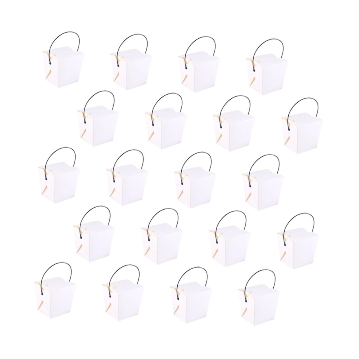 OFFSCH 20Pcs Portable Handheld Snack Containers for French Fries Popcorn Fried Snacks Takeout Take out Boxes for Fast Food