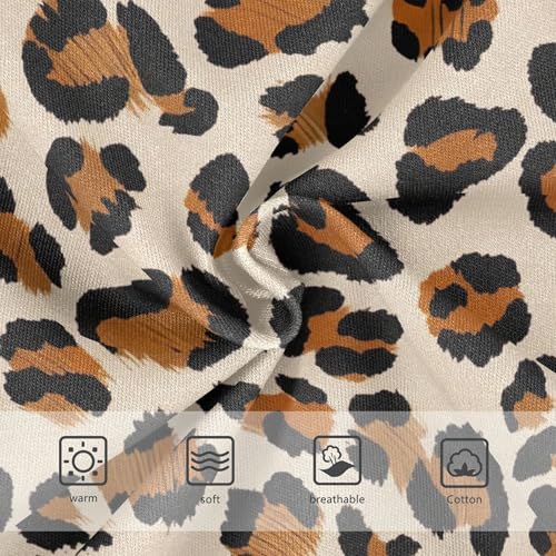 Leopard Print Beige Girls Underwear Toddlers 2t Cotton Cute Panties Girl Funny Underpants Briefs3