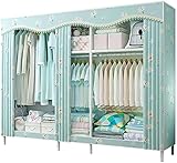 Portátil y movible: este armario de almacenamiento es perfecto para uso doméstico, uso de oficina, uso de teatro entre bastidores, uso de dormitorio.Puede moverlo de ser un armario de dormitorio a moverlo a su ático.