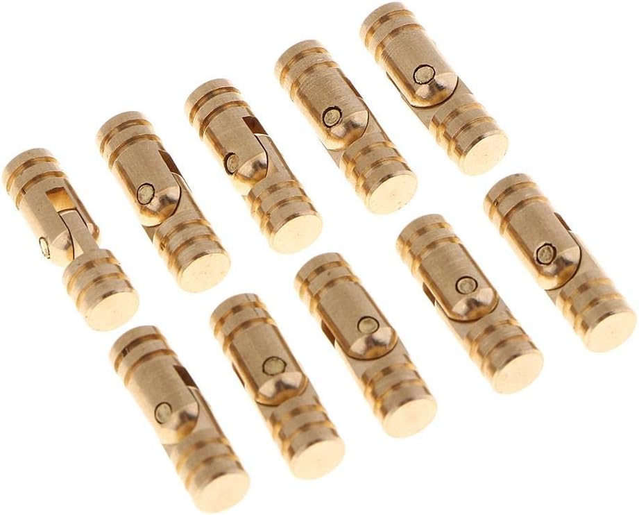 10Pcs Copper Gift Box Hinge Jewelry Box Hidden Concealed Hinges Gold 17 * 5mm