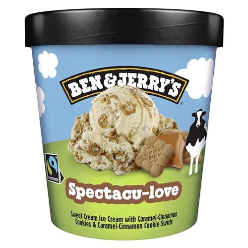 Ben & Jerry's Spectacu-love Ice Cream Tub made with Fairtrade certified ingredients frozen dessert 465ml