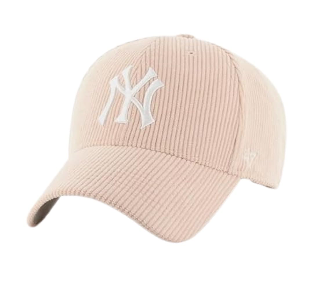47 Brand Adjustable Thick Cord Cap New York Yankees Rose