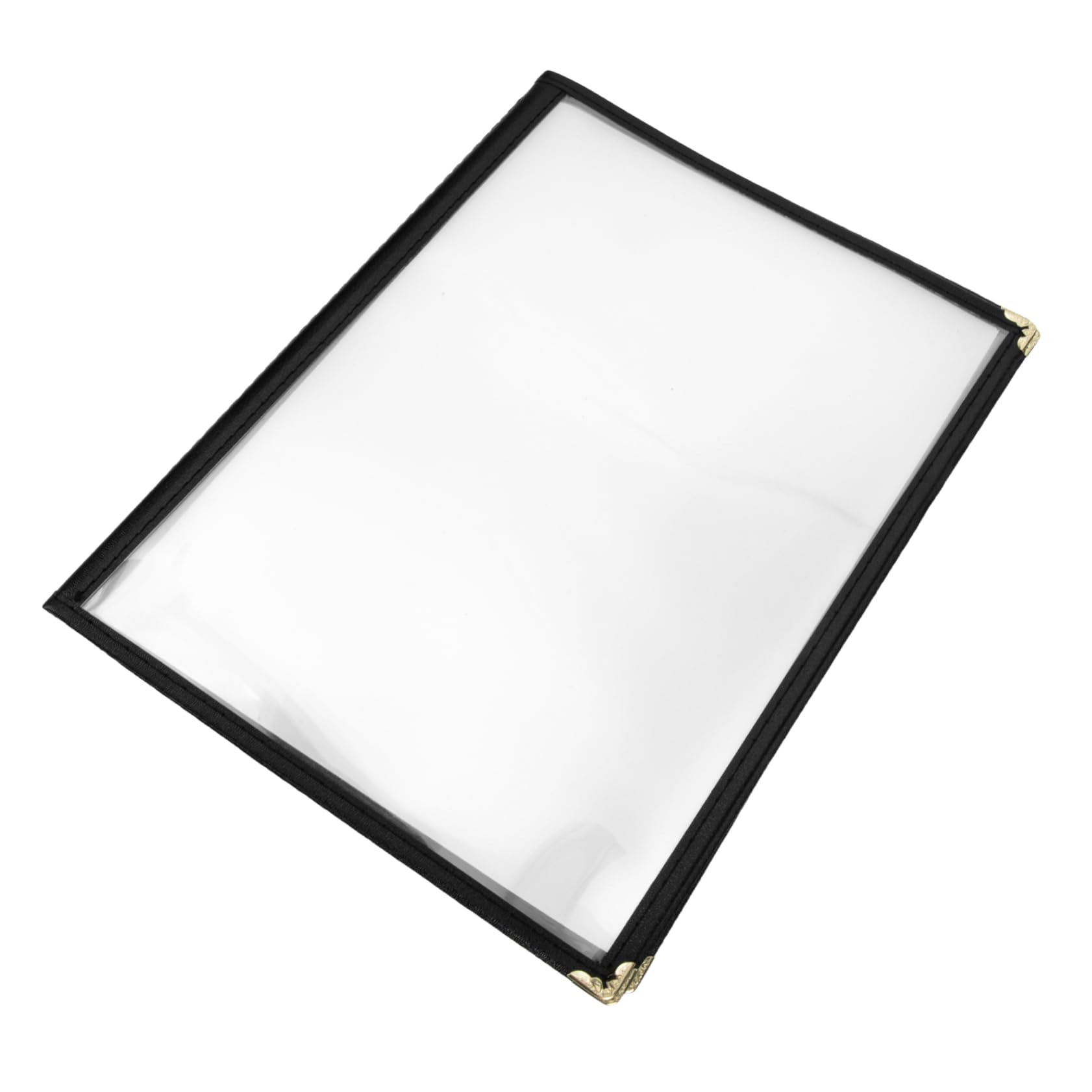 OUNONA Menu Recipe Menu Front Cover View Restaurant Menu Covers Menu Booklet Clear Menu Covers A4 Menu Covers Double Recipe Covers Transparent Book Cover A4 Paper Covers Menu Holder PVC