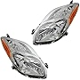 Headlight Headlamp Left & Right Pair Set for 09-11 Toyota Yaris Hatchback