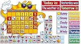 Scholastic Teacher's Friend Super Sunshine! Calendar Bulletin Board (TF3105)