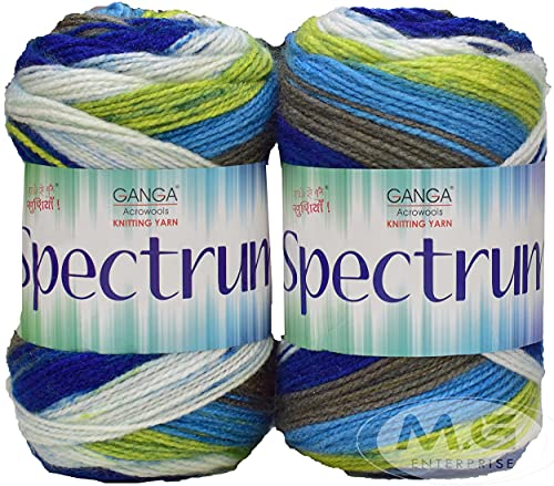 Image of M.G Enterprise Spectrum Mavi - 814701 /PTR1897Wool Thread 500 for Crochet, Knitting, Needle Knitting & Craft Projects