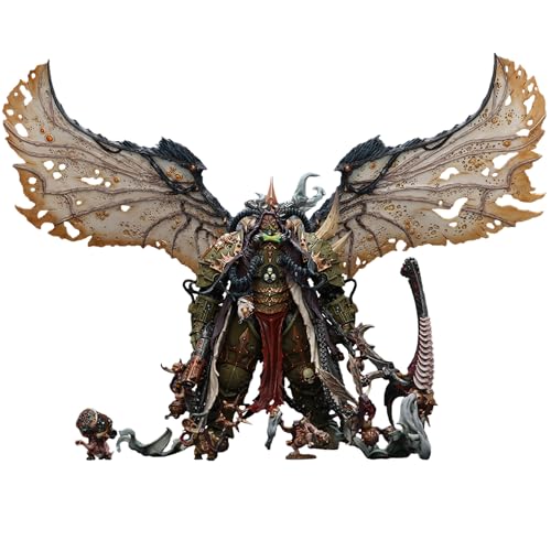 Image of JOYTOY Mortarion Warhammer 40k Death Guard 1 /18 Action Figure