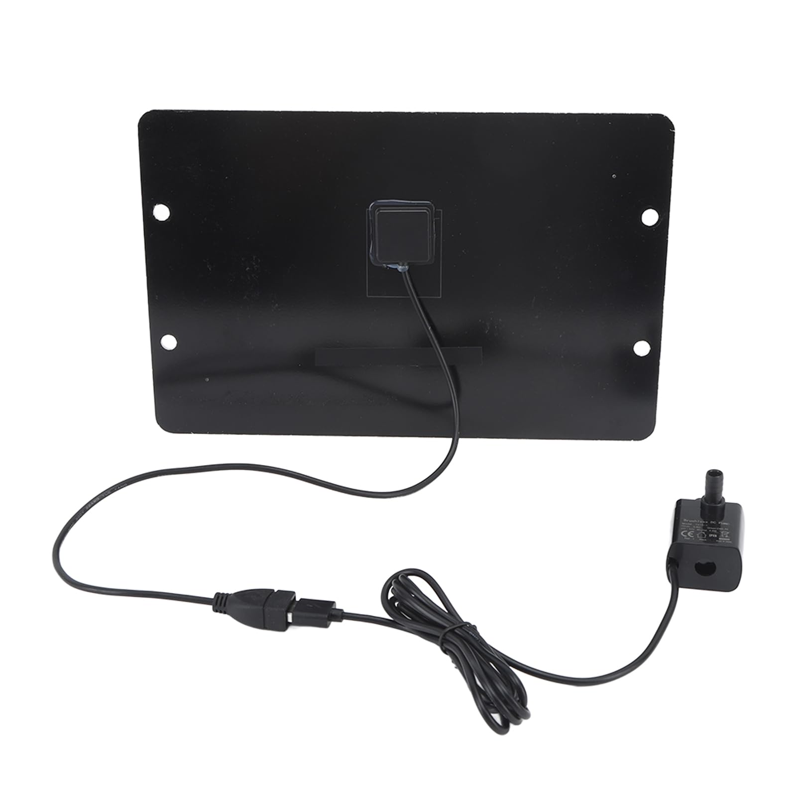 Kit di Pompa per Acqua Solare Fai -da -te, Pompa da 12 V a Base di Solare con Pannello da 6 V 10 W per Vasca da Giardino da Giardino da Bagno di Uccelli
