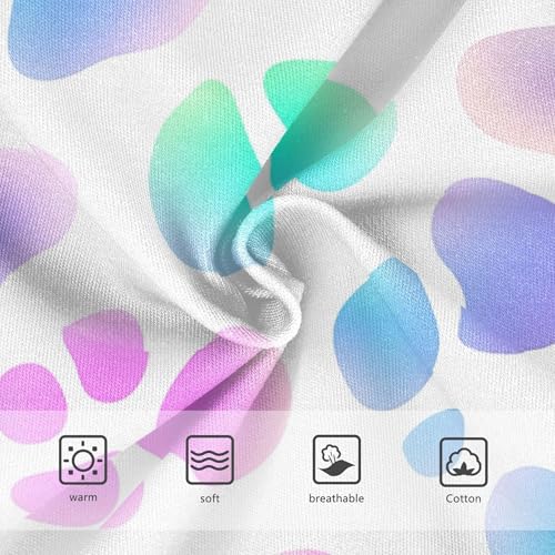 Toddlers Underwear Floral 2t Cotton Girl Panties Cute Artistic Briefs Undies Kids Leopard Rainbow Spots3