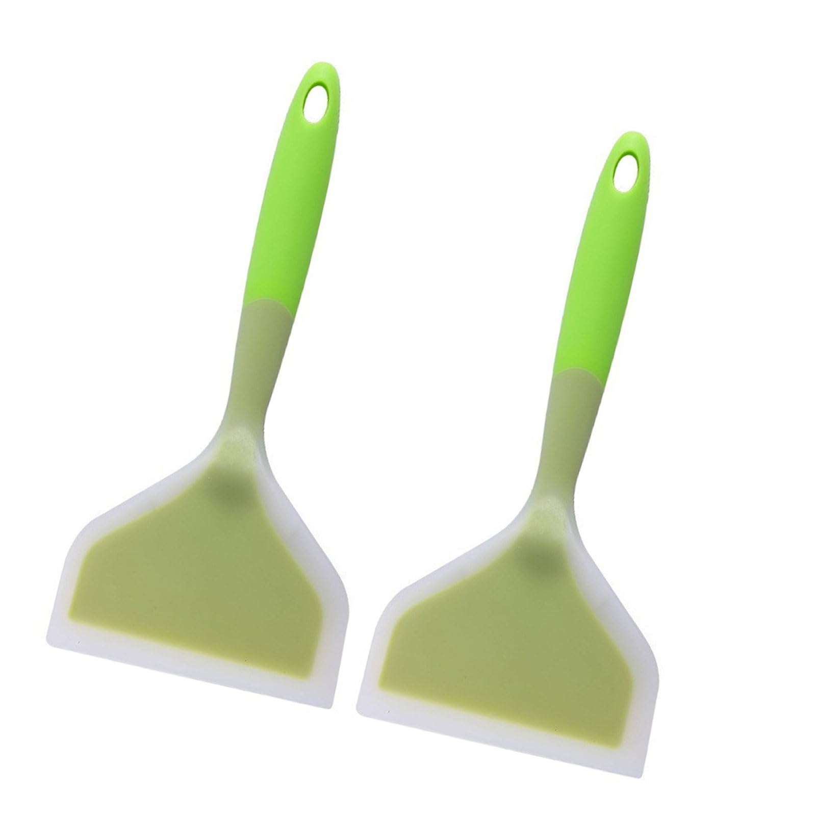ATRYG Silicone Wide Mouth Spatula Designs Frying Spatula for Easy Stirring and Flipping with Nonslip Handle Silicone Turner