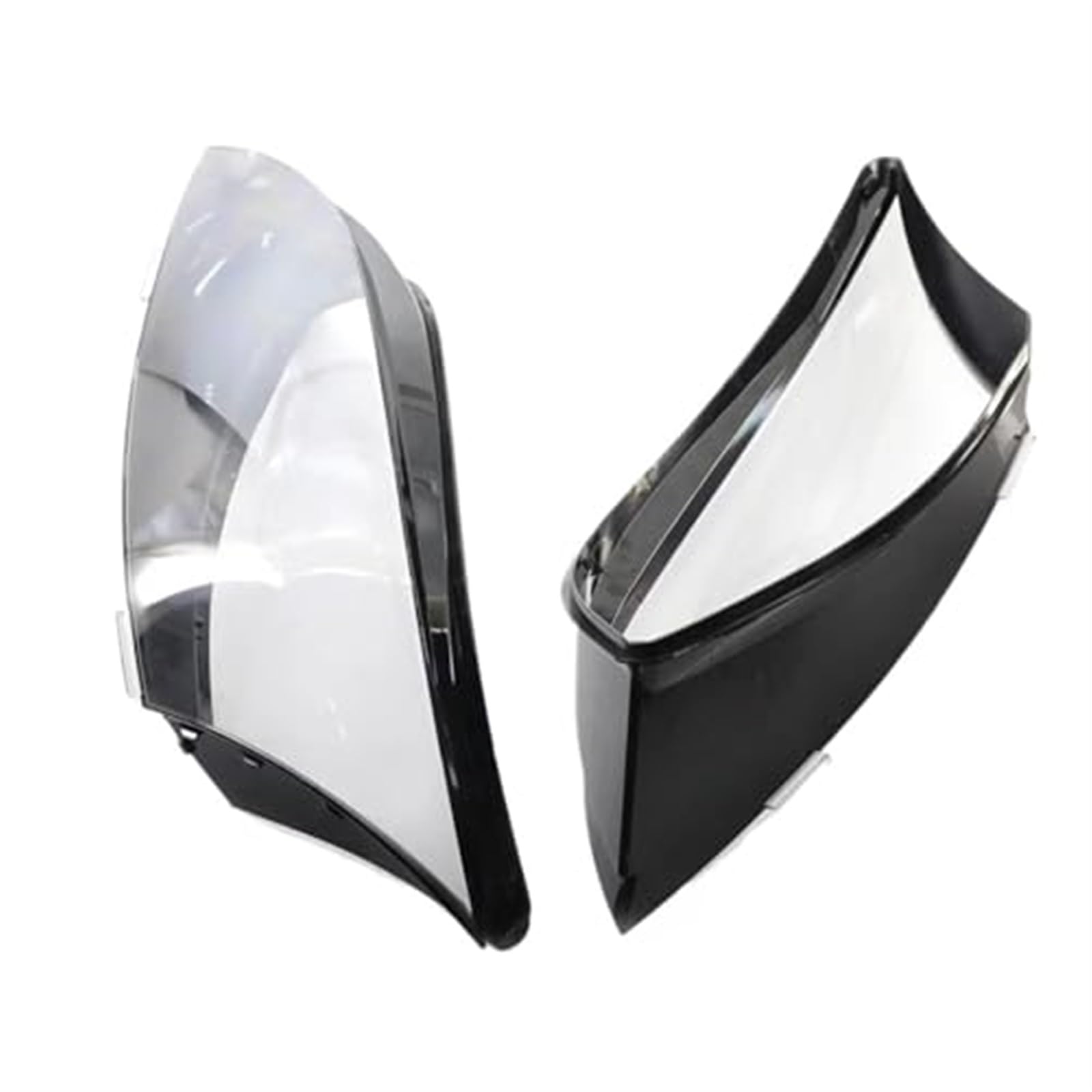 Wivplex Coprilente trasparente for fari anteriori sinistro e destro, paralume for fari anteriori, coprilampada, guscio in vetro for fari anteriori, for Audi, TT TTS TT RS 2008-2014 Copriobiettivo Del