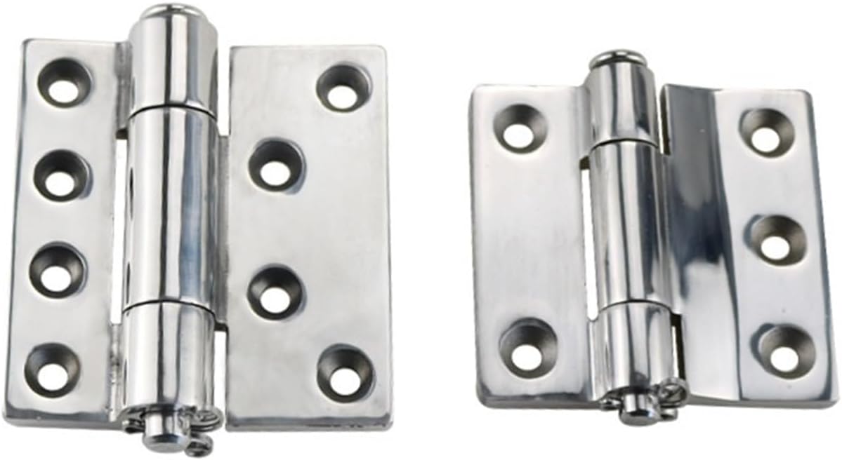 Load-Bearing Industrial Door Electrical Control Cabinet Hardware Hinge 304 Stainless Steel 1Pcs(120x110mm)