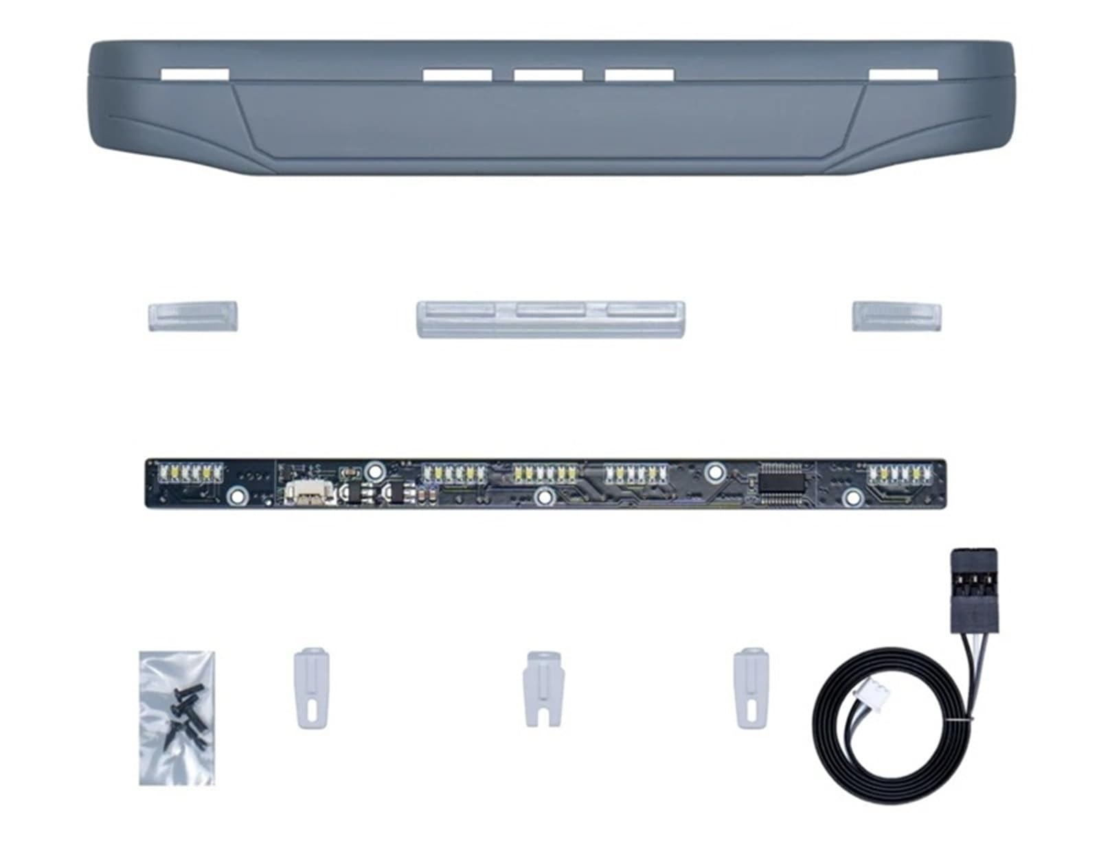 Per Tamiya Per Scania 770S 56368 1/14 Luce Visiera Parasole Parti Aggiornate 5-9V RC Rimorchio Del Camion Ribaltabile Accessori Auto Fai Da Te Parti