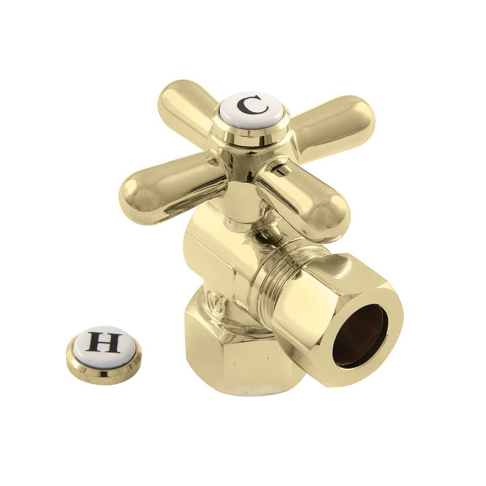 Robinet d'arrêt Kingston Brass CC44402X pour stopper les fuites sous évier