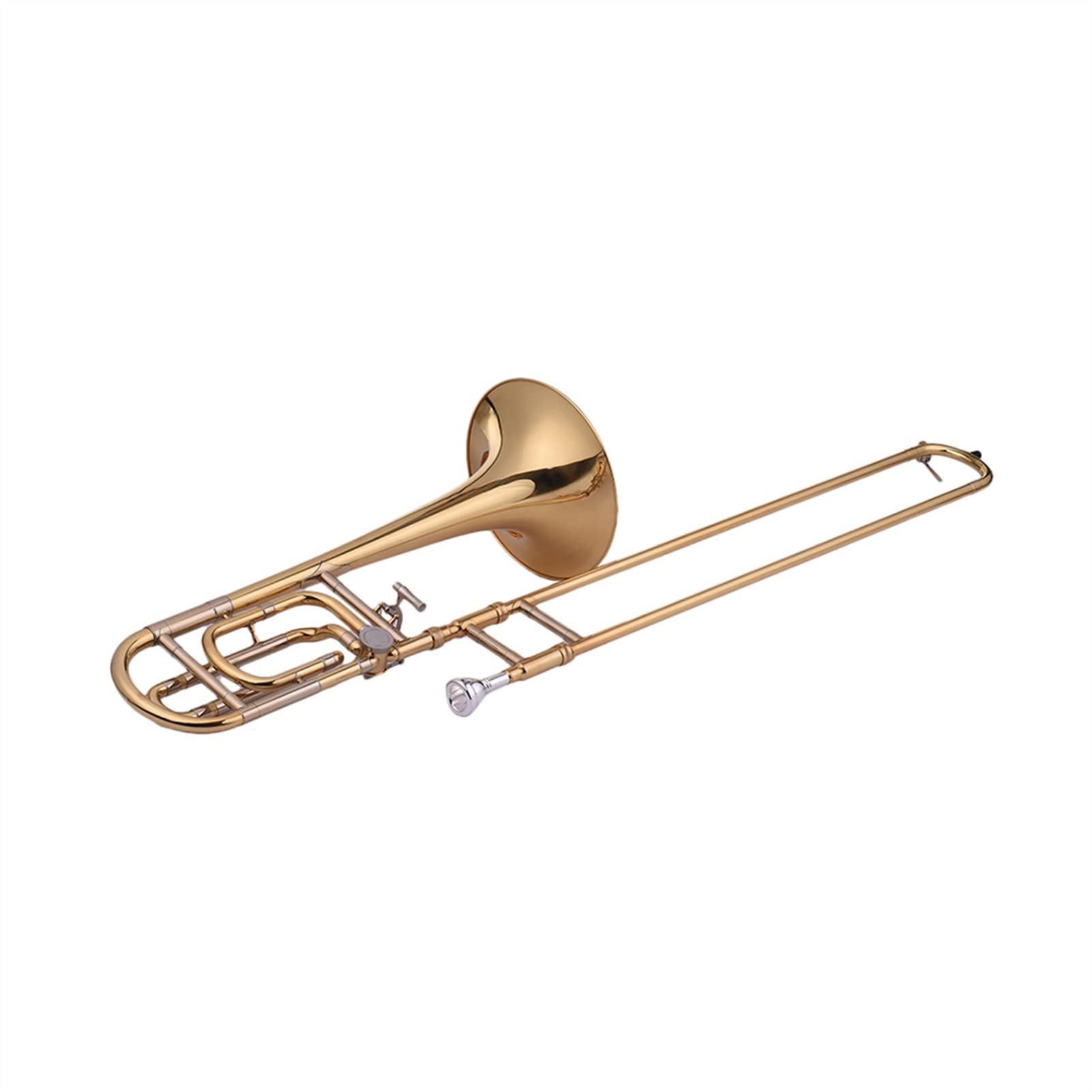 KESHUO Standard Trombone Intermediate Bb Flat Tenor Slide Trombone with F Attachment