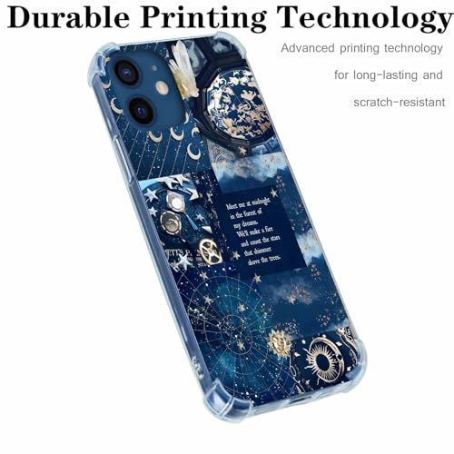 Coque iPhone 12 constellations et espace aux finitions graphiques - 2