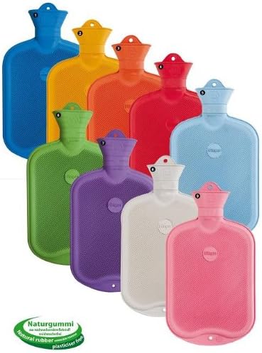 Sänger Rubber Hot Water Bottle - Made in Germany - 2 litres (Purple)