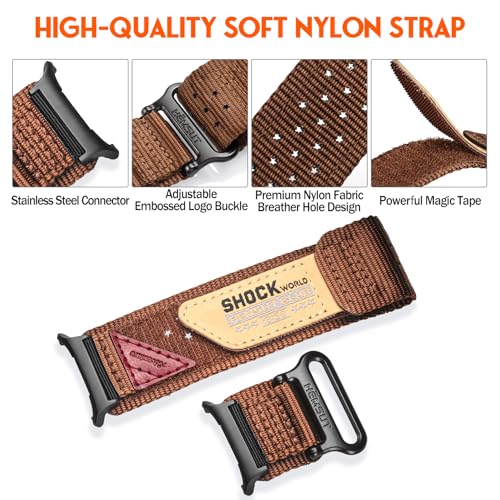 Image of Nylon Watch Band Compatible with Samsung Galaxy Watch Ultra 1 /2. | Millitary Nylon Strap Galaxy Watch Ultra -47mm for Men.