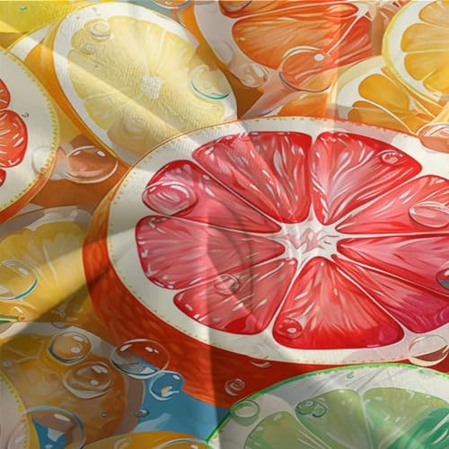 Parure de lit qualité hôtelière microfibre douce King size orange - 7