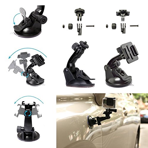 Image of Action Pro Accessories Kit Compatible with GoPro-13 /12 /11 /10 /9 /8 /7 /6 /5 /4 /3+ Session Accessory Bundle Set for Action Camera SJ4000 /SJ5000 /SJ6 Xiaomi Yi