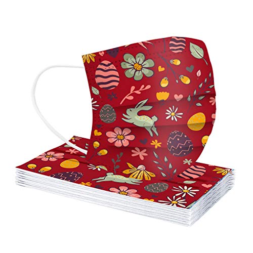 Adults Christmas Disposable Printed Face_Mask Men Women 3Plys Comfortable Breathable Face Covering Bandanas Skin Friendly #TOP2