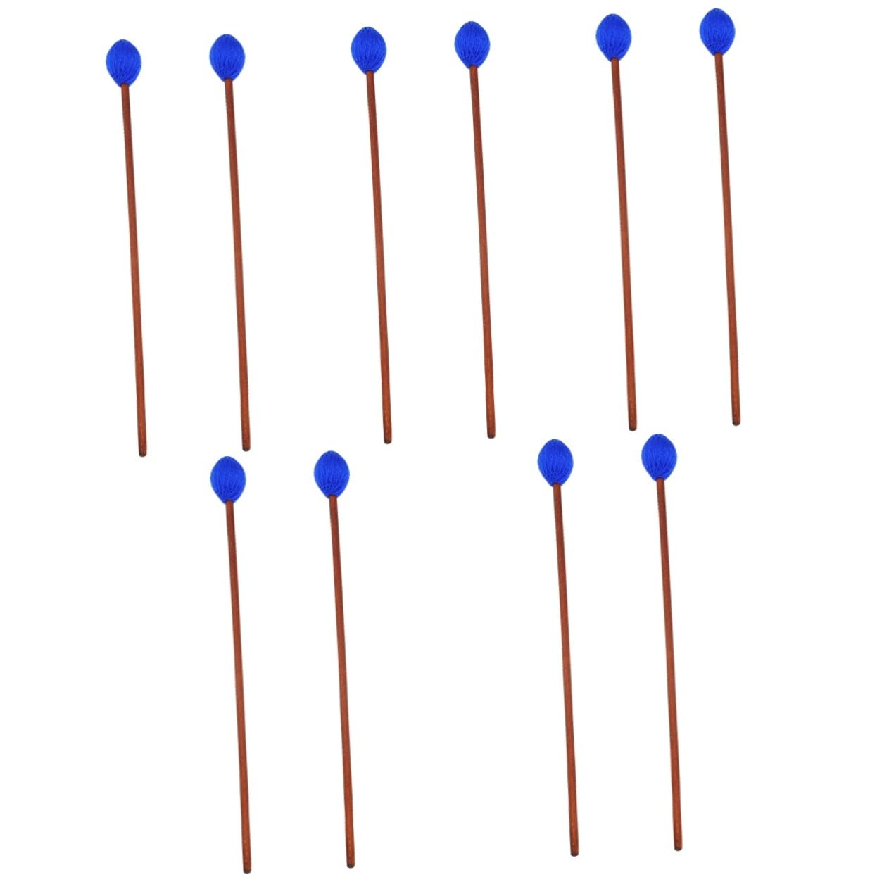 ifundom 10stücke Marimba Mallets Zungentrommel Schlägel Holzgriff Percussion Instrumente Leicht Und Tragbar Geeignet Für Verschiedene Schlaginstrumente