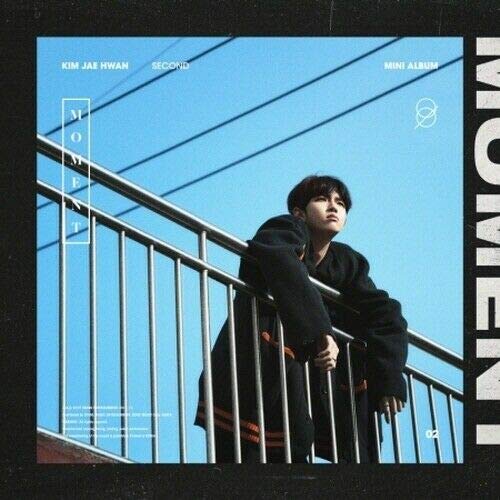 Kim Jaehwan 'Moment' 2nd Mini Album Day Version CD+72p PhotoBook+1p PhotoCard+1p Clear Bookmark++24p Flip Book+1p Stamp 3 Frame+Message PhotoCard+Tracking Kpop Sealed