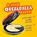 Taco Tuesday Deluxe 8-Inch 6-Wedge Electric Quesadilla Maker with Extra Stuffing Latch, Red