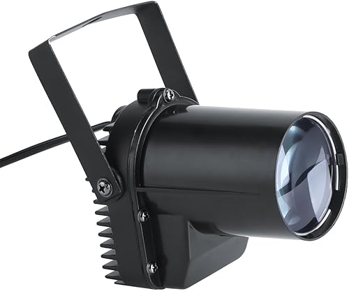 Cocoarm LED Punktstrahler Mini Stadien Licht Disco BA hne Licht KTV Effekt Licht BA hnenbeleuchtung fA r Disco Clubs KTV Pub BA hne Hochzeiten Schwarz StA ck 