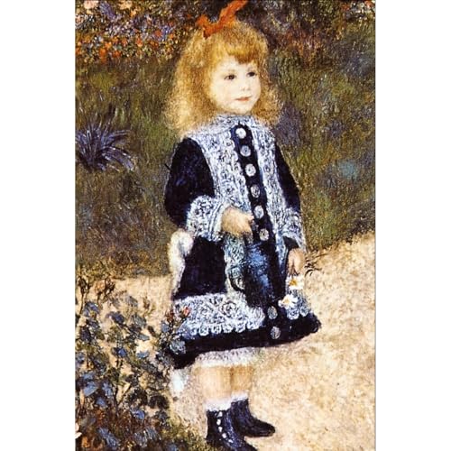 Impression sur toile Renoir Fille à l'arrosoir HD géante