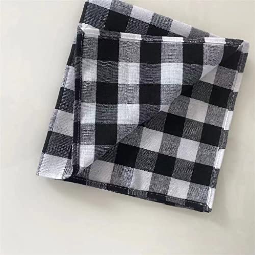 Serviette de table lin coton LiChA : lot de 12 pour décoration table rétro - 2